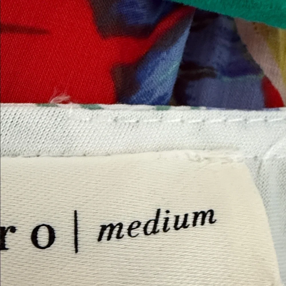 entro White Midi Dress with Blue and Green Floral Print - Picture 11 of 11